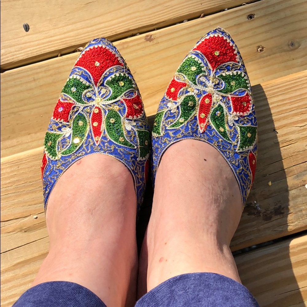 Boho Babouche Indian slippers